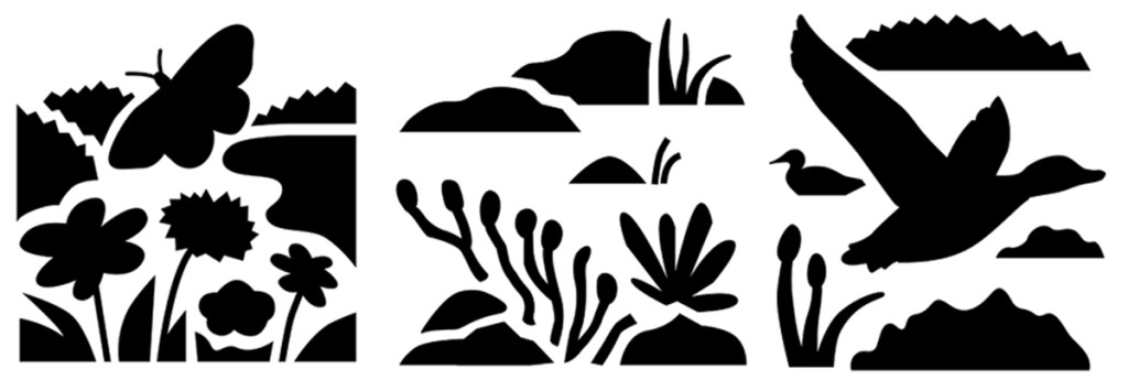 Helmi-ohjelman piktorgrammit.