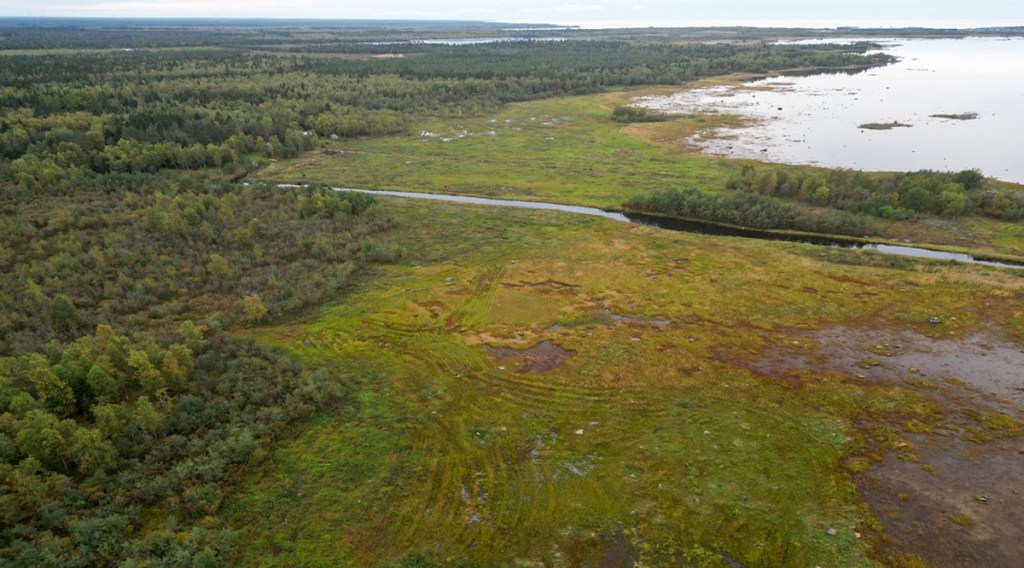 Ilmakuva Juholanrannasta.